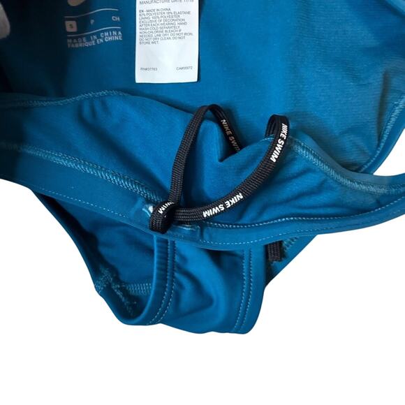 Nike Swim Green Abyss Blue Hipster Bikini Bottoms S NWT Activewear - Picture 6 of 8